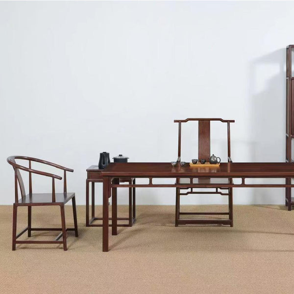 ダイニングチェア CHINON CHAIR WOOD SEAT New Chinese solid wood chairs paint-free mortise and tenon